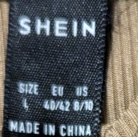 Bundle never worn 2 large ribbed bodysuits by shein - Picture 3 of 4